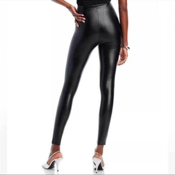 🌻NEW w.tags COMMANDO Black Perfect Control Faux Leather Leggings Size Large - Picture 7 of 16